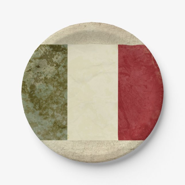 Italien Teller auf Papier (Vorderseite)
