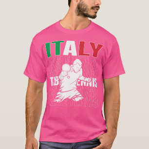 Italien Tischtennis-Liebhaber - Unterstützung der T-Shirt