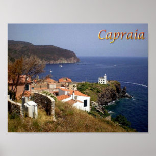Italien - Toskana - Capraia - Poster