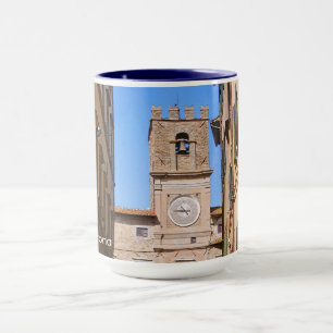 Italien Toskana Cortona. Rathaus Tasse