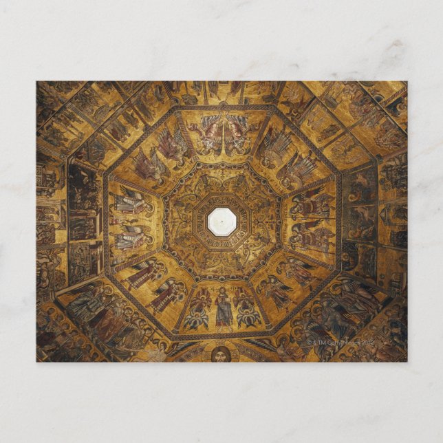 Italien, Toskana, Florenz, Weitwinkel Postkarte (Vorderseite)