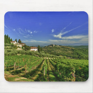 Italien, Toskana, Greve. Die Weinberge von Castell Mousepad