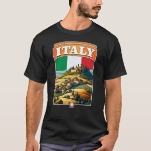 Italien Toskana Landschaft Europa T-Shirt