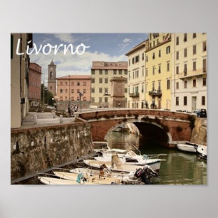 Italien - Toskana - Livorno - Poster