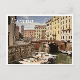 Italien - Toskana - Livorno - Postkarte
