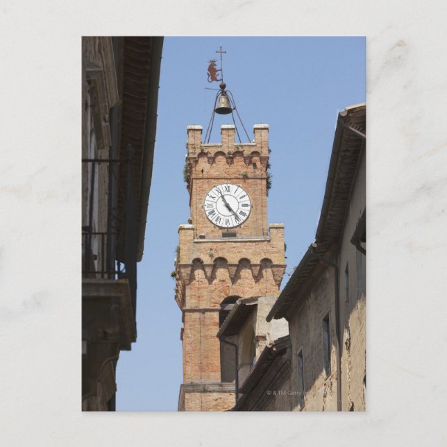 Italien. Toskana. Pienza. 2 Postkarte (Vorderseite)