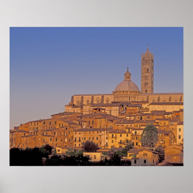 Italien, Toskana, Siena. 3. Jahrhundert Poster (Vorne)