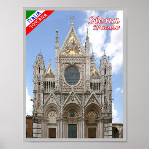 Italien - Toskana - Siena - Kathedrale - Poster