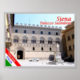 Italien - Toskana - Siena - Palazzo Salimbeni - Poster