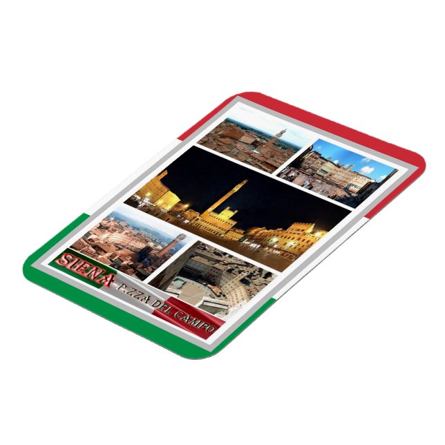 Italien - Toskana - Siena - Piazza del Campo - Mag Magnet (Linke Seite)