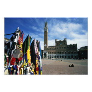 Italien, Toskana, Siena. Piazza del Fotodruck