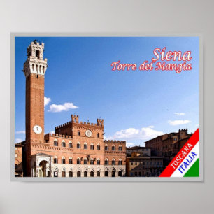 Italien - Toskana - Siena - Poster