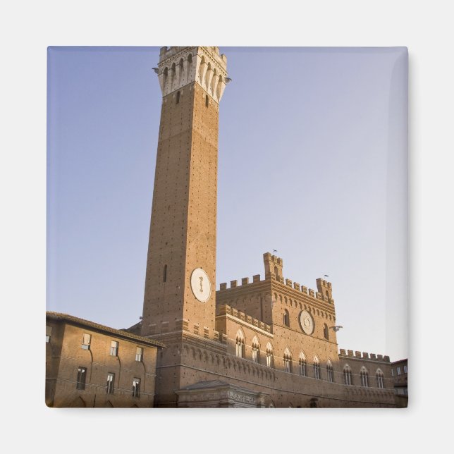 Italien, Toskana, Siena. Torre del Mangia Magnet (Vorne)