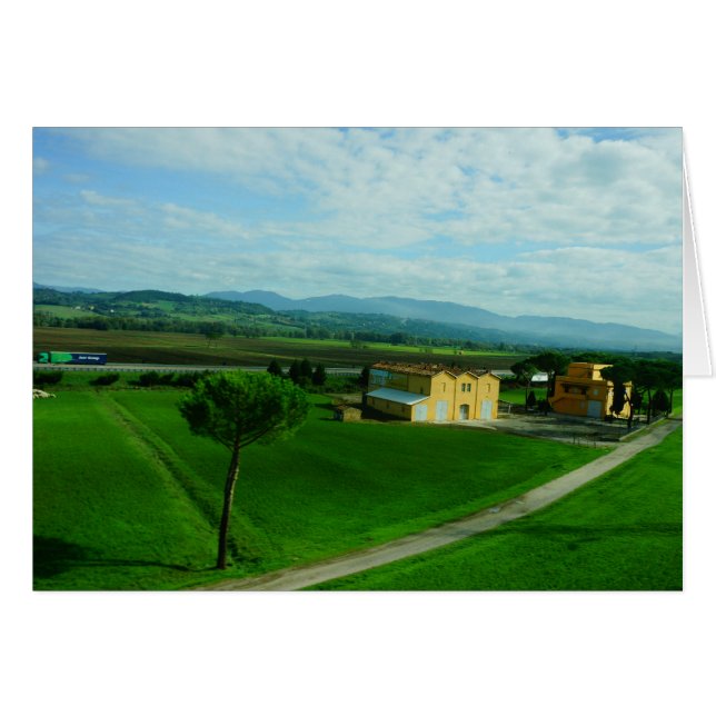 Italien - toskanische Landschaft (Vorderseite (Horizontal))