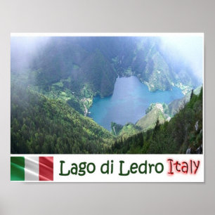 Italien - Trentino Südtirol - Ledrosee Poster