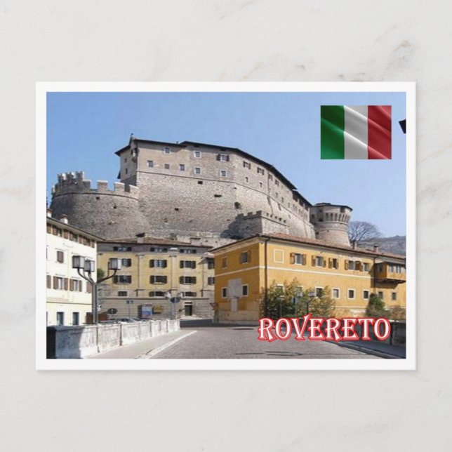 Italien - Trentino Südtirol - Rovereto - Postkarte (Vorderseite)