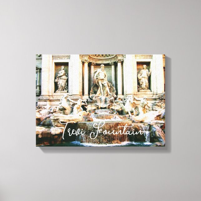 Italien Trevi Fontaine toile mur (Recto)