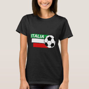Italien Trikot. Italienische Flaggenfarben Fußball T-Shirt