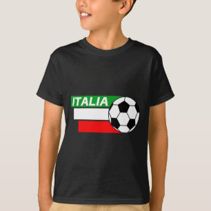 Italien Trikot Italienische Flaggenfarben Fußball T-Shirt