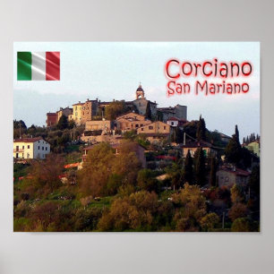 Italien - Umbrien - Corciano - San Mariano - Poster