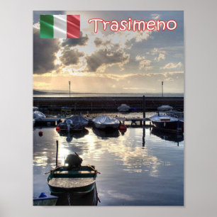 Italien - Umbrien - Trasimeno - Poster