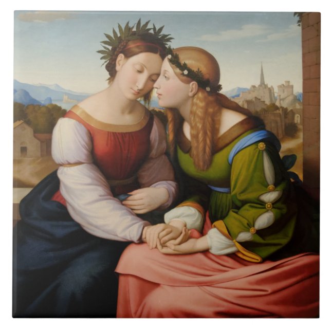 Italien und Deutschland (Italien und Deutschland a Fliese (Vorderseite)