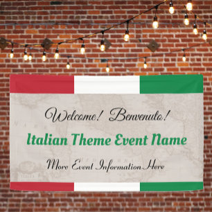 Italien- und italienische Themenveranstaltung Will Banner