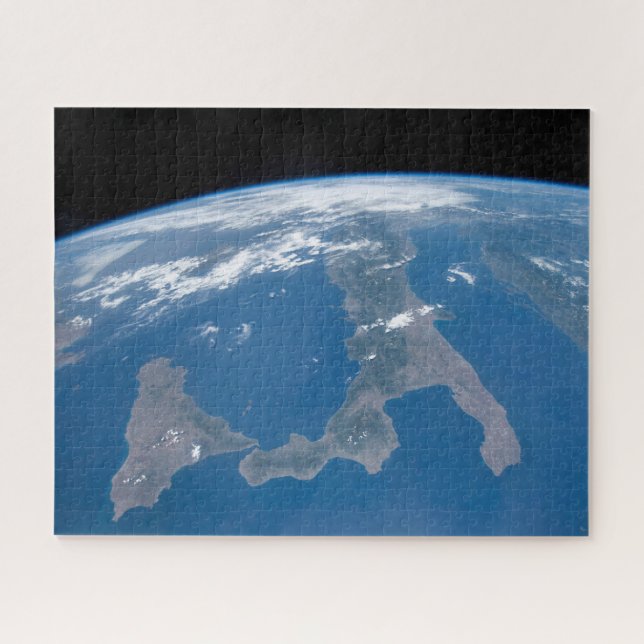 Italien und seine Insel Sizilien. (Horizontal)