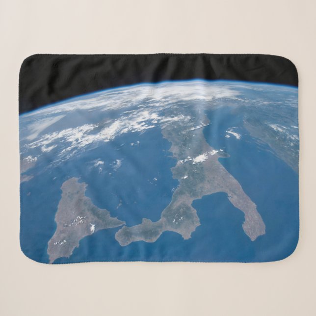 Italien und seine Insel Sizilien. Sherpadecke (Vorderseite (Horizontal))