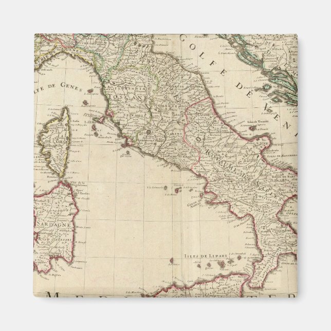 Italien und Slowenien 2 Magnet (Vorne)