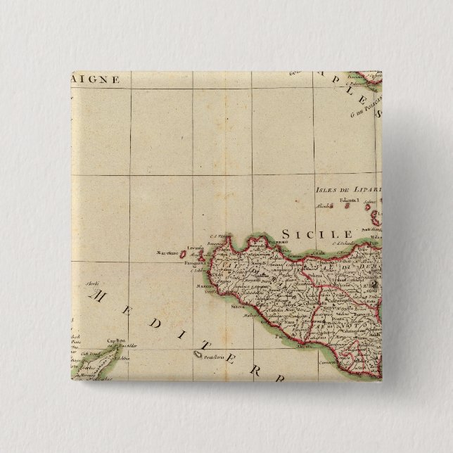 Italien und Slowenien Button (Vorderseite)