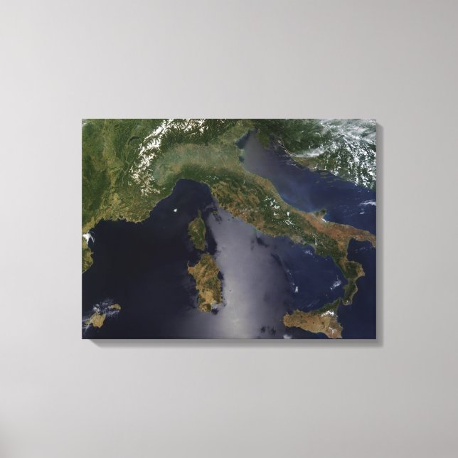 Italien und Südostfrankreich Leinwanddruck (Vorderseite)