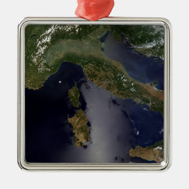 Italien und Südostfrankreich Silbernes Ornament (Vorne)