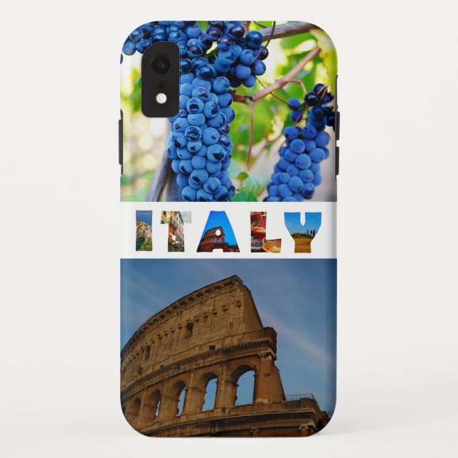 Italien Urlaubskollage Italien Case-Mate iPhone Hülle (Rückseite)