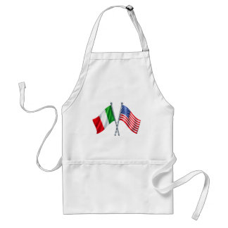 Italien USA Flagge Küchenschürze Schürze