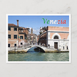 Italien - Venedig - Brücke Ca'Balà - Postkarte