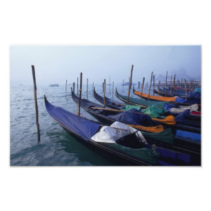 Italien, Venedig. Gondeln. Fotodruck