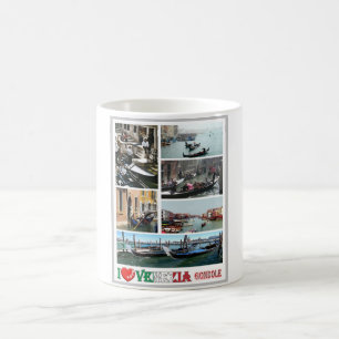 Italien - Venedig - Gondeln - I Liebe - Kaffeetasse