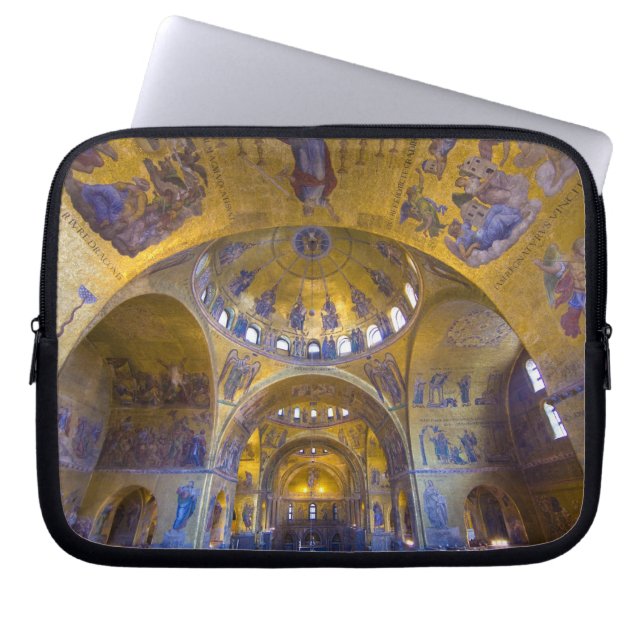 Italien, Venedig. Inneres der St. Marks Kathedrale Laptopschutzhülle (Vorderseite)