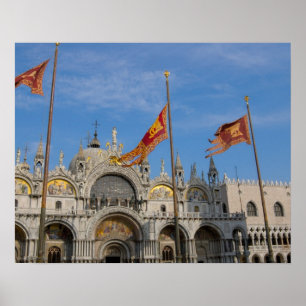 Italien, Venedig, Markusdom am Markusplatz Poster