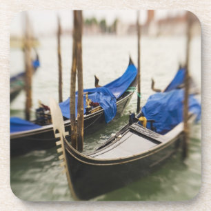Italien, Venedig, Selektiver Fokus auf Gondel in d Untersetzer