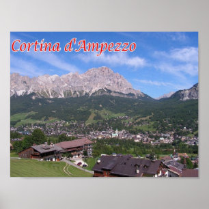 Italien - Venetien - Cortina D Ampezzo - Poster