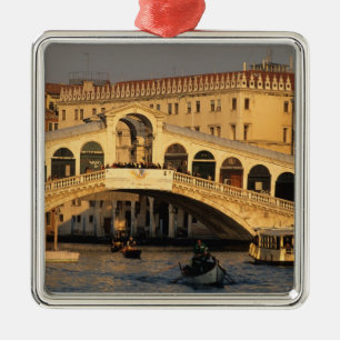 Italien, Venetien, Venedig, Canal Grande und Rialt Ornament Aus Metall