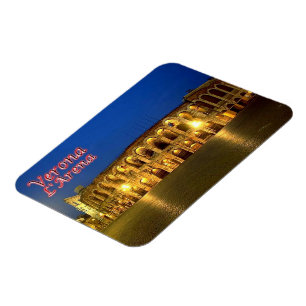 Italien - Venetien - Verona - Arena bei Nacht - Magnet