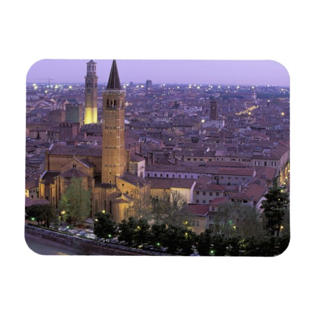 Italien, Venetien, Verona. Aussicht von Castel Magnet (Horizontal)