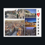 Italien - Venetien - Verona - I Liebe - Postkarte<br><div class="desc">Hier finden Sie das Andenken Ihres Urlaubs. Diese Kategorie enthält Souvenirs von vielen Orten in Europa - Italien - Venetien - Verona. Erleben Sie Freunde und Verwandte mit den einzigartigen Souvenirs von Ihrer großartigen Reise! Probier uns!</div>