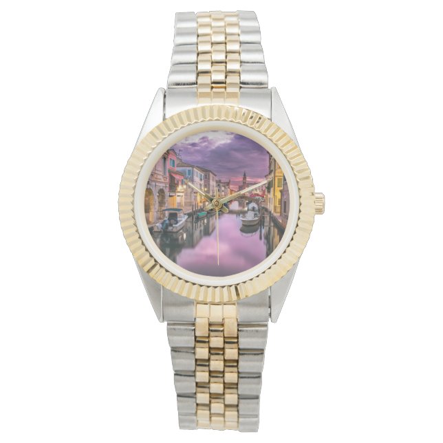 Italien Venice Canal eWatch Armbanduhr (Vorderseite)
