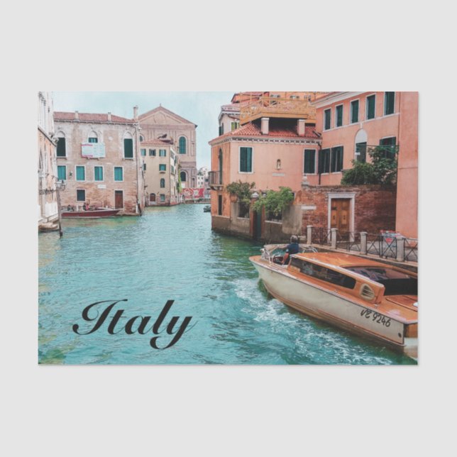Italien Venice Seidenpapier (Vorderseite)
