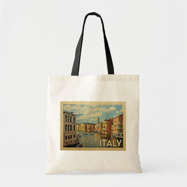 Italien Venice Vintage Travel Tragetasche (Vorne)
