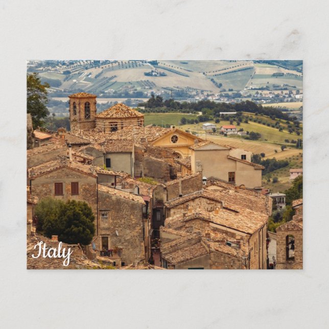 Italien Villas Travel Foto Postkarte (Vorderseite)